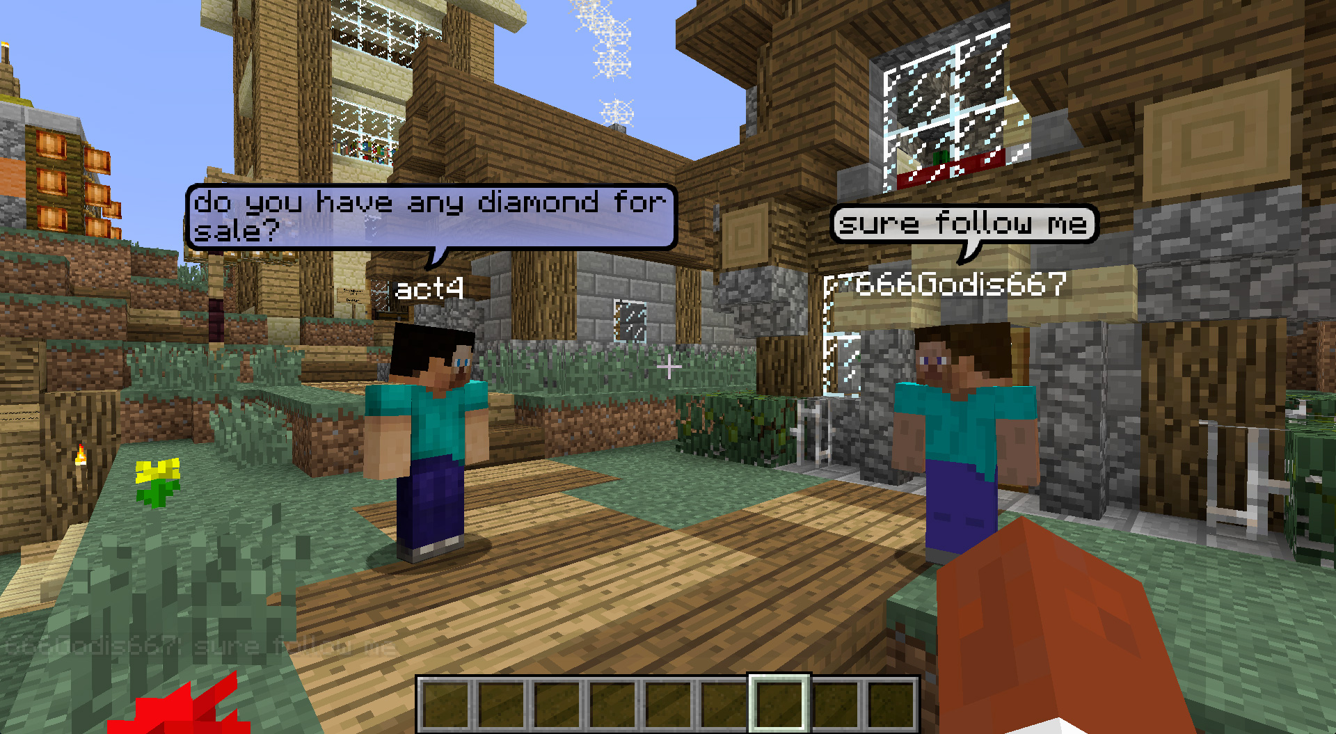 Minecraft MOD - Chat Bubbles Mod =) 