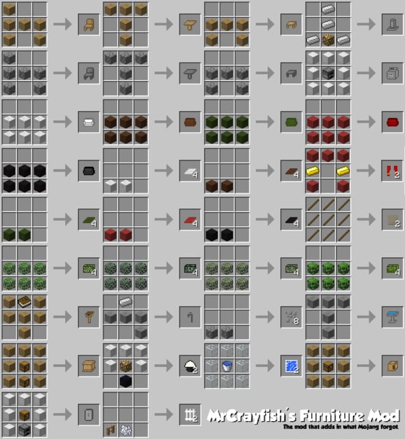 furniture mod | minecraft mods
