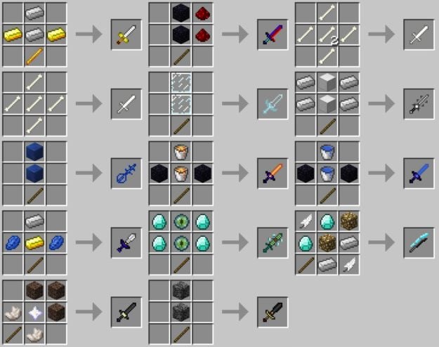 Advanced Swords Minecraft Mod