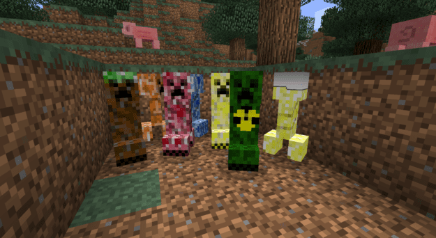 Elemental Creepers 1 7 10 Minecraft Mods