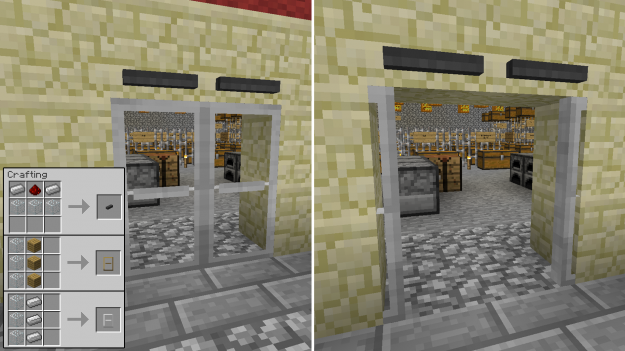 minecraft garage door mod blocks