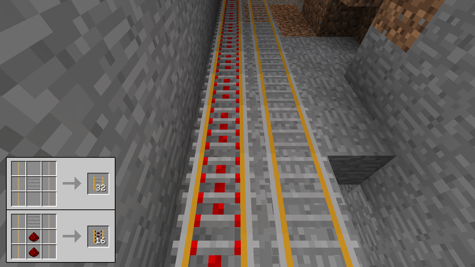 What does different rails do in Minecraft?