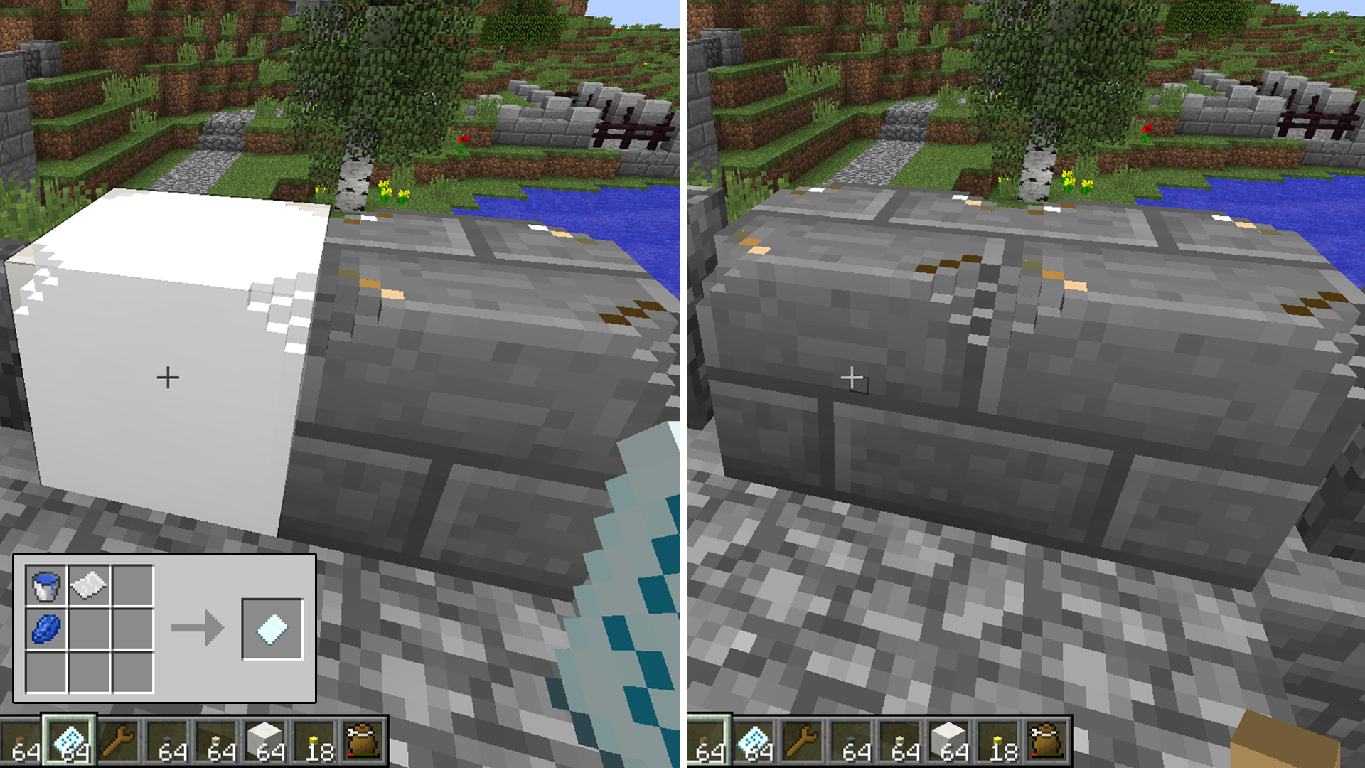 So I experimented a bit with the Chisels & Bits mod for the first