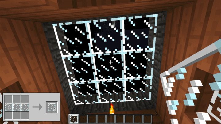 Stained Glass Pane Blocks in Minecraft