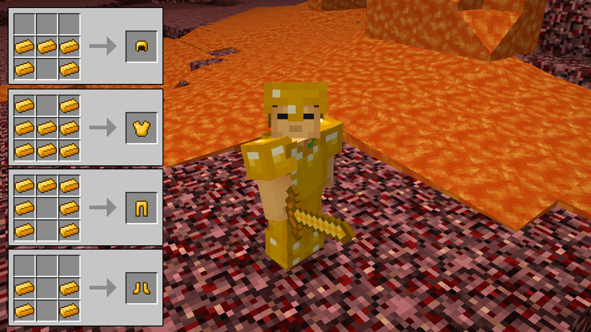 Майнкрафт золото 1. Золотая броня Minecraft. Золотые доспехи майнкрафт. Майнкрафт Золотая Проня. Майнкрафт золото мод.