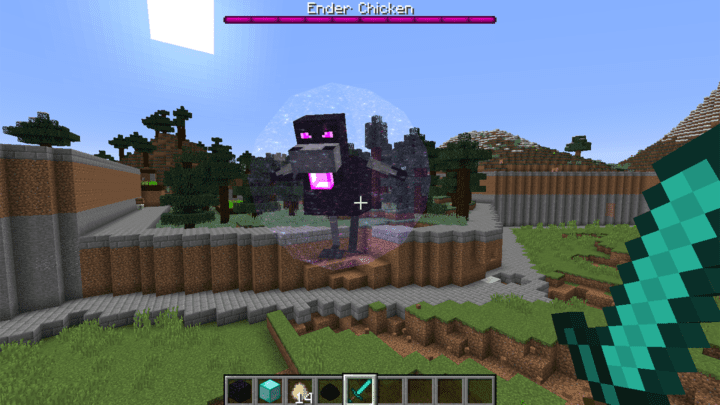 Mine Blocks - Wierd Ender Dragon skin by ChickenMasterLol