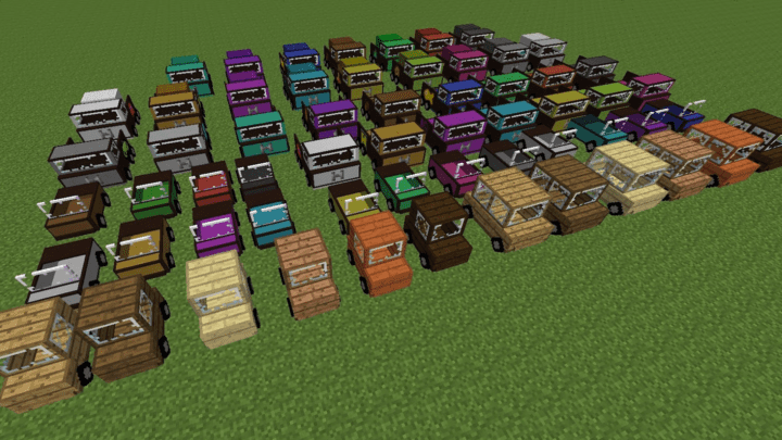 Minecraft Realistic Car Mod 1.19 Adds New Vehicles, Bio-Diesel