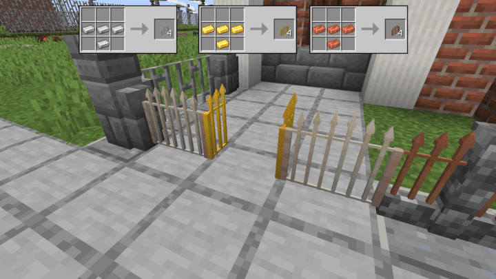 Better Blocks Minecraft Mod  More Gates, New Fences, Improved